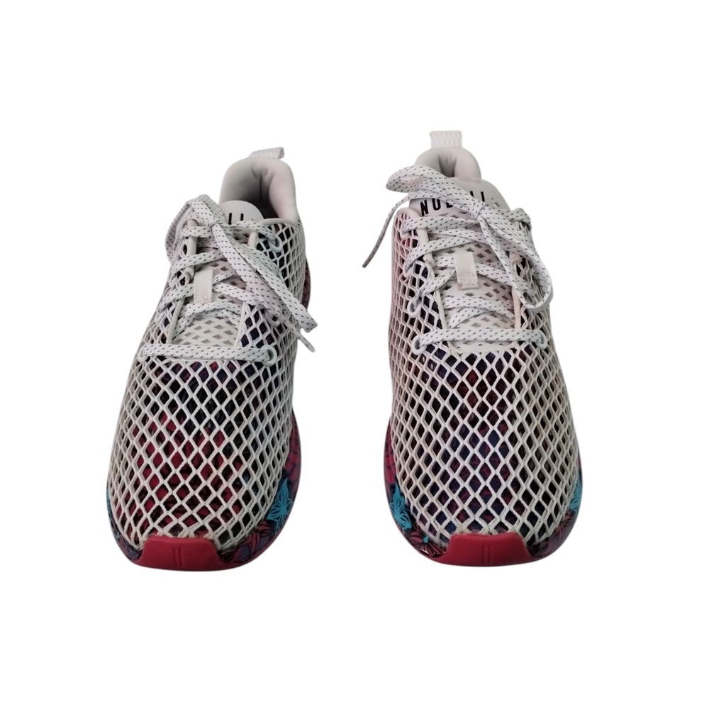 NOBULL White Succulent Mesh Runner Sneakers Women's 7 Athletic - Picture 2 of 6
